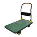 Industrial Folding Push Hand Truck on Wheels Rolling Platform Cart with Handle Metal Heavy Duty Dolly for Home Office Warehouse Garage Workshops Schools Garden 880 lb Capacity Green