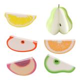 Vegetable Desktop Note Pads School Supllies Supplys Post Memo Fruit Shaped Stickers 6 Pcs