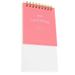 Pocket Calendar Desk Stand up Standing Vertical Home Goods Aqurium for Pink Paper Office