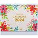 2pcs Office Calendar Household Desk Calendar Decorative Standing Calendar Office Accessory