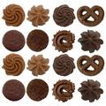Cookies Model Granny and Grandpa Ornaments Fake 16 Pcs Snack Crackers Biscuit Child