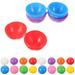 40 Pcs One-piece Open Lottery Ball Colorful 8 Colors Optional Box Cover Hollow 40pcs Snowglobe Beer Dome Christmas Party Decor Decoration Plastic