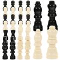 2 Sets Mini Chess Wooden Chess Pieces Wood Chess Pieces Chess Pieces Mini Chess Set for Children