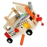 1 Set of Toddler Tool Kit Pretend Play Tool Set Kids Construction Tool Toddler Wood Nut Tool Set