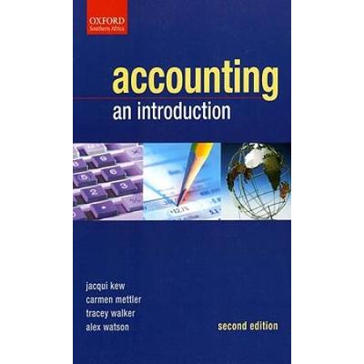 Accounting an Introduction