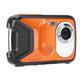 HD Waterproof Camera 2.8 Inch TFT Screen 21MP 1080P Face Detection Panoramic Shot Shakeproof Digital Camera (Orange)