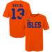 Youth Mathew Barzal Orange New York Islanders 2024 NHL Stadium Series Name & Number T-Shirt