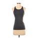 Under Armour Active Tank Top: Black Solid Activewear - Women's Size X-Small