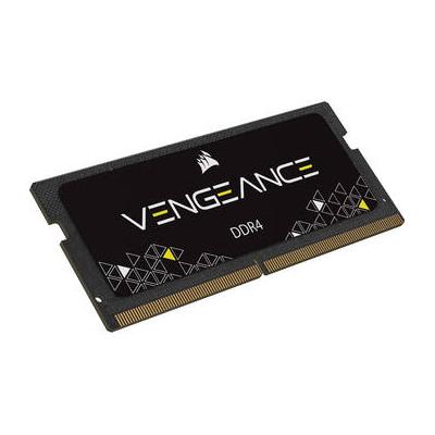 Corsair 16GB VENGEANCE Series DDR4 SODIMM Memory Kit (1 x 16GB, Black) CMSX16GX4M1A2666C18