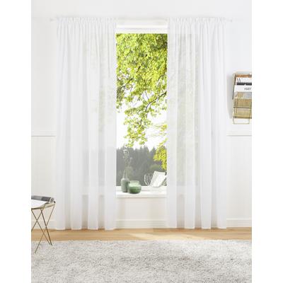 Vorhang "Lanea" Gr. 2, weiß, B:135cm H:175cm, Baumwolle, Polyester, LEGER HOME BY LENA GERCKE, Gardinen, Leinenoptik, 1 Schal, verschiedene Größen Image