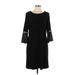 Tommy Hilfiger Casual Dress - Midi: Black Dresses - Women's Size 12