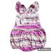Jessica Simpson One Pieces | Jessica Simpson Romper Baby Girl Size 3-6 M Prairie Aztec Print One Piece | Color: Pink/White | Size: 3-6mb