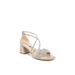 Women's Captivate Sandal by LifeStride in Beige Faux Leather (Size 6 1/2 M)