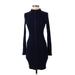 Guess Casual Dress - Bodycon: Blue Dresses - Women's Size Small