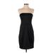 Express Design Studio Cocktail Dress - Sheath: Black Solid Dresses - Women's Size 4