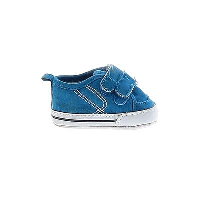 Carter's Booties: Blue Color Block Shoes - Size 0-3 Month