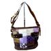 Coach Bags | Coach Limited Edition Purple Patchwork Gold Accent Suede Shoulder Bag Purse Euc | Color: Brown/Purple | Size: Os