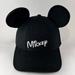 Disney Accessories | Disney Mickey Mouse Ears Hat Cap Snap Back Black White Magic Kingdom Casual Mens | Color: Black/White | Size: Adjustable