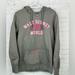 Disney Tops | Disney Parks Women's Size Large Gray/Pink Distressed Walt Disney World Hoodie | Color: Gray/Pink | Size: L