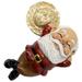 Straw Hat Dwarf Ornaments Resin Crafts Ornament Delicate Resin Craft Scene Decors Scene Gnome Decors Nomes Santa Statues