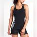 Athleta Tops | Athleta Racerback Tank Top Loose Fit Gray/ Black Mesh Activewear Women’s Small | Color: Black/Gray | Size: S