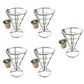 Stand Holder with Sauce Dipper Wire Produce Basket Brackets for Shelves Single Head 10 PCS