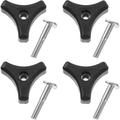 4 Sets Lawn Mower Armrest Nuts Universal Lawnmowers Handle Lawnmowers Handle Lawn Mower Parts Lawnmower Handle