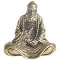 Brass Bodhidharma Master Vintage Decor Desktop Buddha Statue Craft Figurine Home Decoration Statues Retro