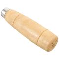 Beech Knife Shaft Solid Wood Old-fashioned Handle Replacement Wooden Kitchen Accessories (Xiaoersi Handle) Handles Stainless Steel