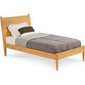 Panel Bed - Size - Scandinavian Oak Finish