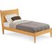 Panel Bed - Size - Scandinavian Oak Finish