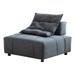 Danolapsi Modular Sectional Single Sofa with Removable Back Space Saving 35D High-Density Sponge Leather for Living Room Home Office