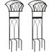 PP Garden Steel Decorative Garden Hose Stand with Gothic Design (2 Pack)