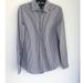 J. Crew Tops | J. Crew Black And White Striped Perfect Longsleeve Button Up Top | Color: Black/White | Size: Ts