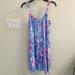 Lilly Pulitzer Dresses | Lilly Pulitzer Loro Dress Pop Up Have Your Back Xs | Color: Blue/Pink | Size: Xs