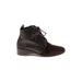 Thierry Rabotin Ankle Boots: Brown Print Shoes - Women's Size 37 - Almond Toe