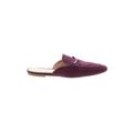 Journee Collection Mule/Clog: Burgundy Print Shoes - Women's Size 9 1/2 - Almond Toe