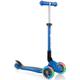 Dreiradscooter GLOBBER "JUNIOR FOLDABLE LIGHTS, mit Leuchtrollen" Scooter blau Scooter