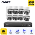 ANNKE-Kit de système de caméra de sécurité Guardian 4K 180 ° 6MP objectif pour touristes caméra