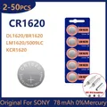 SONY-Pile bouton CR1620 pour montre et voiture télécommande calculatrice échelles rasoirs