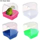 ConfronBird-Cube de bain perroquets baignoire boîte de douche accessoire pour petit canari