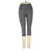 VSX Sport Active Pants - Mid/Reg Rise Skinny Leg Cropped: Gray Activewear - Women's Size X-Small