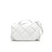 Bottega Veneta Leather Satchel: White Bags