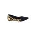 Crown Vintage Flats: Black Leopard Print Shoes - Women's Size 8