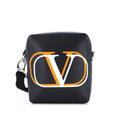 Valentino Garavani Leather Messenger: Black Bags