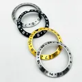 SKX House-Boîtier de montre en acier inoxydable or argent noir lunette jantes anneau en acier
