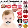 Sucettes amusantes pour bébés et nouveau-nés sucettes amusantes pour 0-6 mois sucette à moustache