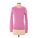 Lilly Pulitzer Pullover Sweater: Pink Print Tops - Women's Size Small