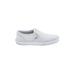 Vans Sneakers: Slip-on Platform Casual White Solid Shoes - Women's Size 5 - Almond Toe