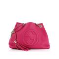 Gucci Leather Shoulder Bag: Pink Bags